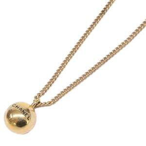 Chanel Pendant Necklace Metal Yellow #243977C73B